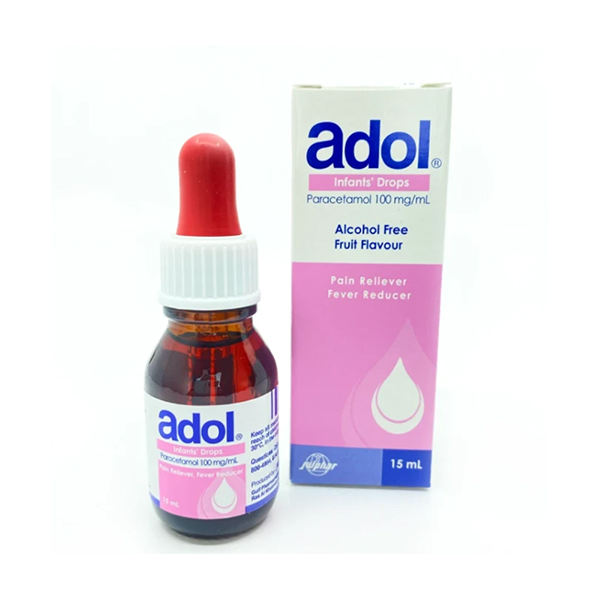 قطره نوزادی ادول تب برADOL