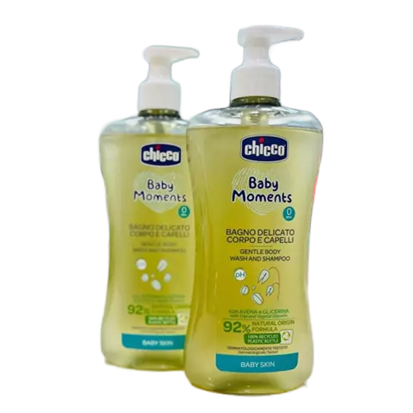 شامپو سر و بدن 500 میلی لیتر چیکو chicco